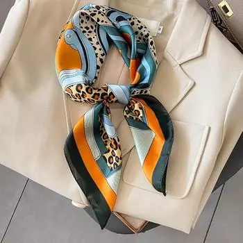 2204 Новый модный маленький квадратный шарф для тепла весной и осенью, солнцезащитный крем, шаль, шарф двойного назначения, профессиональный шарф, платок на голову 70*70cm