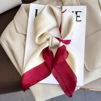 2204 Новый модный маленький квадратный шарф для тепла весной и осенью, солнцезащитный крем, шаль, шарф двойного назначения, профессиональный шарф, платок на голову 70*70cm