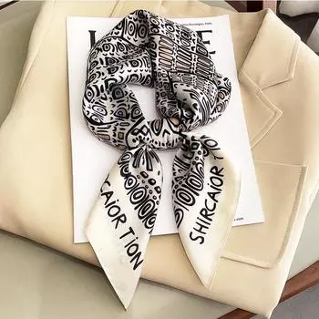 2204 Новый модный маленький квадратный шарф для тепла весной и осенью, солнцезащитный крем, шаль, шарф двойного назначения, профессиональный шарф, платок на голову 70*70CM