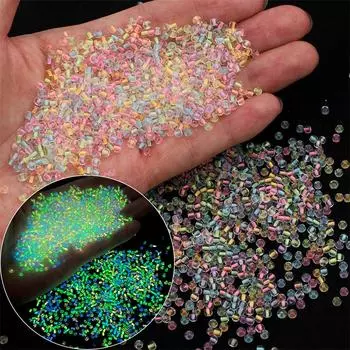 220/660 шт. Высококачественные окрашенные сердечники светящиеся стеклянные бусины для DIY ювелирных аксессуаров 2mm 660pcs синий