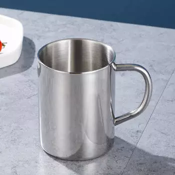 220 мл портативная кружка из нержавеющей стали с двойными стенками для питья кружки для кемпинга кружка для кофе чай молоко чашка 220ml