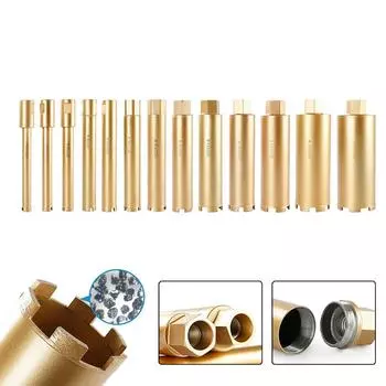 220 мм Кондиционер Бурение Алмазное Коронка Мокрая Длина Бетона Мрамора