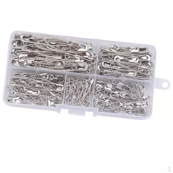 220 шт., 6 размеров, английские булавки, большие и маленькие, для рукоделия, квилтинга