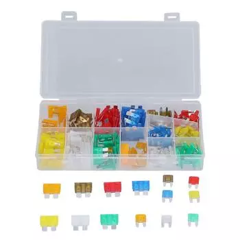 220 шт. автомобильных предохранителей, средний и малый набор для замены предохранителей PES Blade с зажимом 32 В