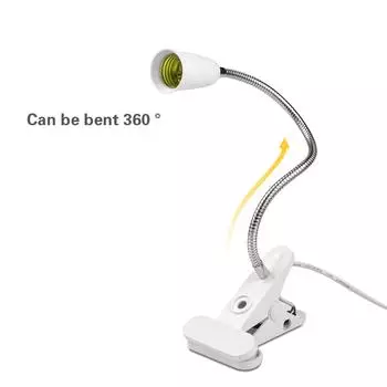 220 В 110 В 85-265 В ЕС / США вилка питания трансформатор выключатель провод с зажимом основание вилки питания для настольной лампы E27