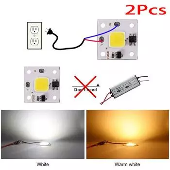 220 В 110 В Smart IC MINI LED COB Chip 10 Вт Белый Теплый Белый Свет Растения Светодиодная Лампа для Прожектора Прожектор Даунлайт Освещение 110V белый