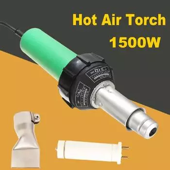 220 В 1600 Вт сварочный пистолет и 2 шт. скоростное сопло и рулон горелки горячего воздуха пластиковый сварочный аппарат термосварочный инструмент
