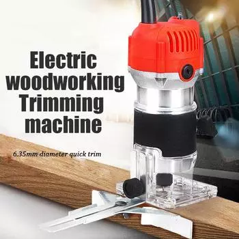 220 В 33000 об/мин деревообрабатывающий электрический триммер фрезерный станок по дереву гравировальный долбежный обрезной станок ручной резьбовой станок ламинатор по дереву маршрутизатор вилка европейского стандарта)