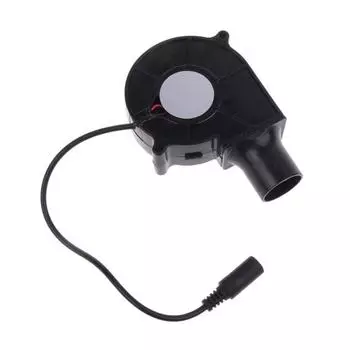 220 В 7,5 см вентилятор для барбекю небольшой с воздухозаборником регулируемая скорость ручной нагнетатель воздуха для барбекю для кемпинга на открытом воздухе