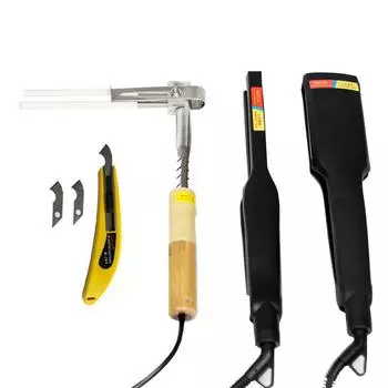 220 В акриловый буквогиб портативный акриловый станок для горячей гибки инструментов для изготовления вывесок 1 пара + крюк-нож + трубогиб 12 см