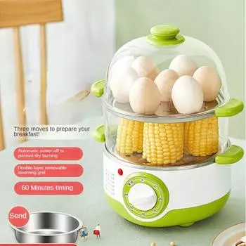 220 В бытовая электрическая яйцеварка автоматическая пароварка для завтрака мультиварка простая в эксплуатации домашняя пароварка 220V