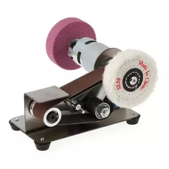 220 В Мини Электрический Ленточно-Шлифовальный Станок Машина Резак Края Точилка DIY Шлифовальный Полировально-Шлифовальный Станок Электроинструменты 110 В