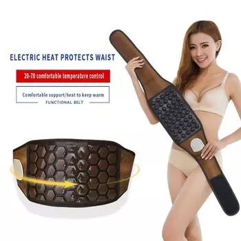 220 В Новая нефритовая тепловая защита поясного ремня Германиевый каменный пояс между талией Блюдо Выдающаяся г-жа Томалин Электрик black чёрный