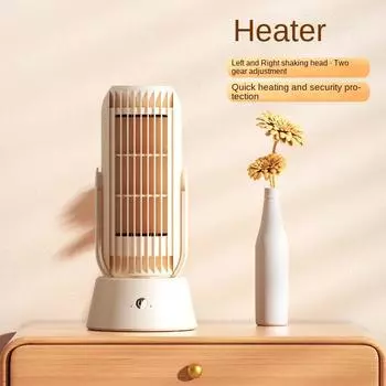 220 В портативный настольный электрический обогреватель 2-скоростной мини-тепловентилятор с быстрым нагревом для дома и офиса 220V светло-зеленый