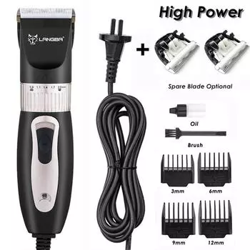 220 В, профессиональная машинка для стрижки домашних животных, триммер для собак H Groomg, бритва для домашних животных, кошек, электрические ножницы, косилка Hcut he