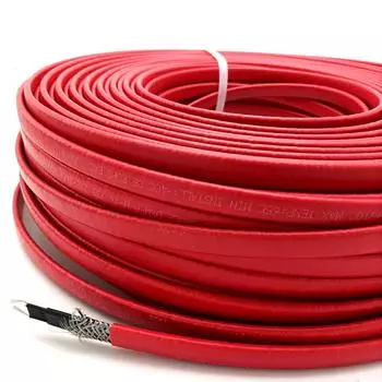 220 В промышленный улучшенный нагревательный кабель, ширина 10 мм, нагревательная лента, взрывозащищенный, огнестойкий нагревательный провод 1M