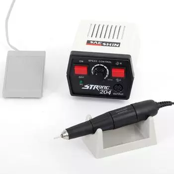 220 В сильный 204 102 л наконечник для сверления ногтей микромотор для 35000 об/мин полировщик для маникюрного салона 3.175mm