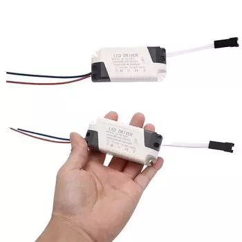 220 В светодиодный драйвер с тремя цветными переключателями, затемняющий источник питания для светодиодного светильника 8-12W