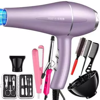 220V Hair Dryer Professional 1200W Gear Strong Power Blow Hair Dryer Brush For Hairdressing Barber Salon Tools Hair Dryer Fan UK Plug