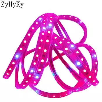 220 В светодиодный светильник для выращивания растений Spectrum 5050 5 красных 1 синих фитолампа для комнатных растений теплица гидропонная фитолампа 8m&EU