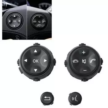 22182157519116 Кнопка А22182157519116 рулевого управления черная для Мерседес