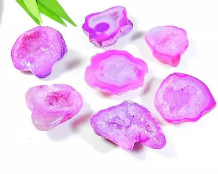 221Cts. ЛОТ ИЗ 7 ДРУЗЬЕВЫХ АГАТНЫХ КАМНЕЙ РОССЫПЬЮ 23-32 ММ RQ-124