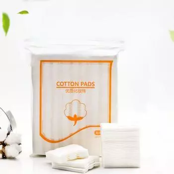 222 шт., чистые ватные диски, мягкие влажные и сухие косметические салфетки двойного назначения для снятия макияжа 222pcs
