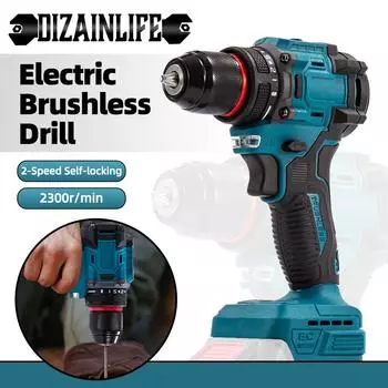 223 Н.м бесщеточная электрическая дрель 2-скоростная самоблокирующаяся отвертка динамометрическая беспроводная электрическая отвертка для аккумулятора Makita