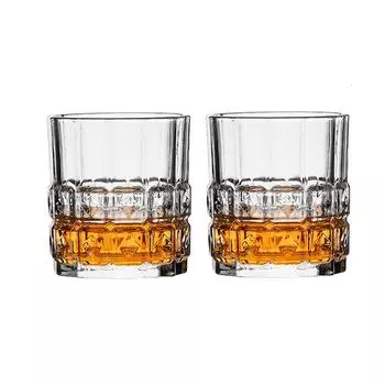 225ml/280ml Creative Whiskey Glasses Unique Cocktail Drinking Glasses Household Water Bottle Fruit Juice Milk Cold Drink Cups 2pcs