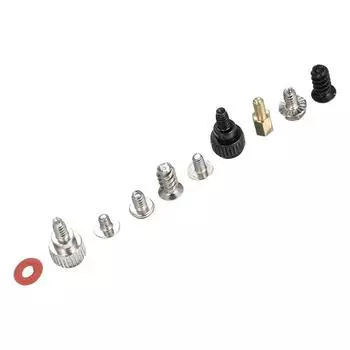 228 шт. базовый комплект винтов для компьютера, набор винтов для обслуживания настольного компьютера для корпуса компьютера разноцветный