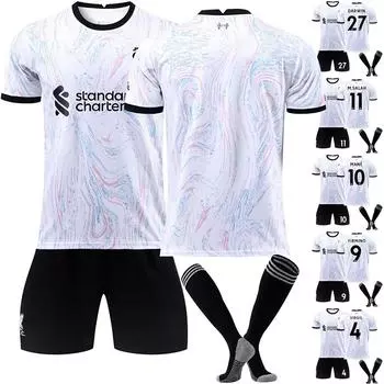 22/23 Джерси Liverpool-Away, комплект детской футбольной формы, тренировочный костюм