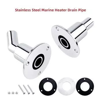 22/24 мм 316 нержавеющая сталь сквозной корпус выхлопной трубы фитинг воздушные принадлежности трубчатого нагревателя морской лодки гнездо фурнитура часть