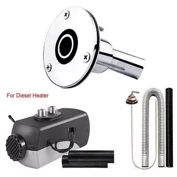 22/24 мм нержавеющая сталь 316 сквозной корпус выхлопной трубы фитинг труба гнездо фурнитура часть воздушного дизельного нагревателя для морского грузовика