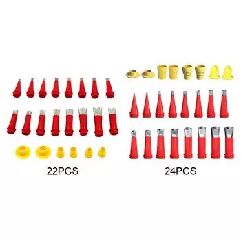 ~ 22/24 шт. насадки для герметика, многоразовый набор для финишной обработки герметика, финишер герметика K 22pcs