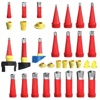 22/24 шт. насадки для герметизации с соединителем, комплект для финишной обработки герметика, многоразовые 22pcs