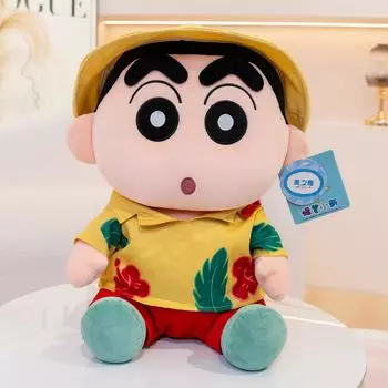 22/30/40см Летние Забавные Плюшевые Игрушки Crayon Shin-chan Мягкие Аниме Отпуск Шин Чан Плюшевая Игрушка Подарки на День Рождения Девочка Ребенок 22cm