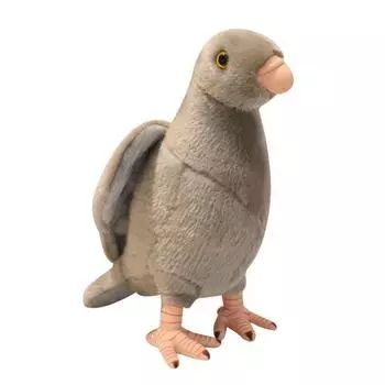 22/30CM Simulation Pigeon Plush Toy Kids Stuffed Pigeon Doll Toddlers Boys Girls Soft Bird Plushie Educational Animal Toy Decoration S серый