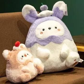 22-40 см Дух Мультяшные плюшевые подушки 4 стиля Игрушки Хобби Кавайные Мягкие плюшевые КРОЛИК Творческие подарки на день рождения Дети Девочка 22cm 0.26kg