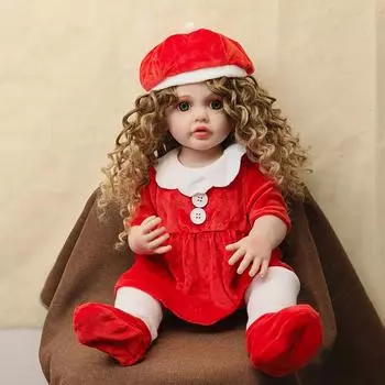 22 55 см полностью виниловая кукла-реборн Betty Lovely Baby Girl кукла с популярной в Африке афро-прической реалистичная принцесса имитация малышей куклы для детей