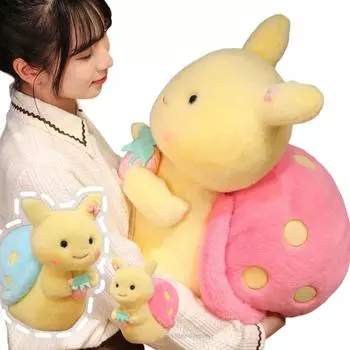 22-70 см Клубничная улитка розового и синего цвета, супермягкие животные, куклы, плюшевые подушки, домашний декор, игрушки, подарки на день рождения для девочек about 22cm