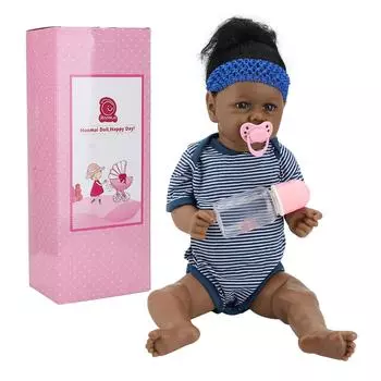 22-дюймовая кукла-младенец, силикон, моющаяся, имитирует куклу-младенца для малышей и маленьких детей