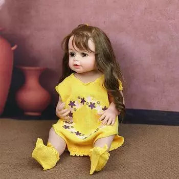 22-дюймовая полностью силиконовая кукла-игрушка может войти в воду, имитирующая воду, игрушки для маленьких девочек, рождественские подарки для детей, куклы