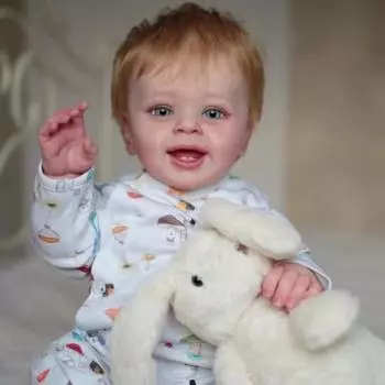 22-дюймовые куклы Yannick Reborn Baby ручной работы с 3D-кожей Reborn Baby для детей Rooted hair