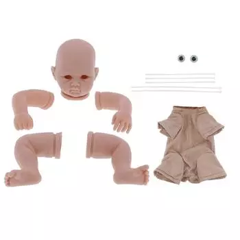 22-дюймовый комплект для самостоятельной сборки куклы, неокрашенная пустая кукла, мягкие конечности, тканевое тело, детали для куклы, аксессуары