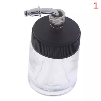 22 куб. см Аэрограф Краска Стеклянная Бутылка Банка Всасывающая Крышка Распылительный Бачок Рисование Инструмент для Нейл-Арта