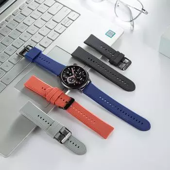 22-миллиметровый силиконовый спортивный ремешок для Honor Smart Watch 4PRO - мягкий, сменный ремешок Honor 4PRO, 22MM