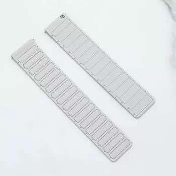 22 мм 20 мм Магнитный силиконовый ремешок для Amazfit Bip 6 5 3, браслет для Amazfit Active 2 GTS4 3/GTR4 3 2/Cheetah Square/Round/Balance 2 20mm width band