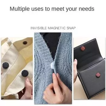 22 мм/26 мм ПВХ невидимые супер магнитные кнопки застежки кнопки для пальто сумки аксессуары для одежды скрапбукинг своими руками 26mm красный