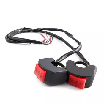 22 мм 7/8 дюйма универсальный переключатель мотоцикла велосипед скутер руль вкл-выкл фара