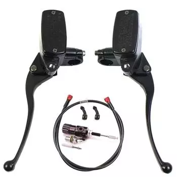 22 мм 7/8 комплект гидравлического сцепления для мотоцикла главный цилиндр вязальный рычаг тормозной насос для Honda Yamaha Kawasaki Suzuki Motos